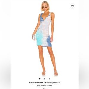 REVOLVE- Michael Lauren Runner Dress in Galaxy Wash